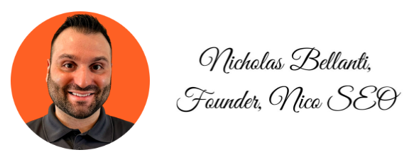 Nicholas Bellanti founder of Nico SEO handcrafted SEO agency serving local businesses ecommerce brands B2B manufacturers and national companies across Buffalo Erie County Tampa Bay and the United States